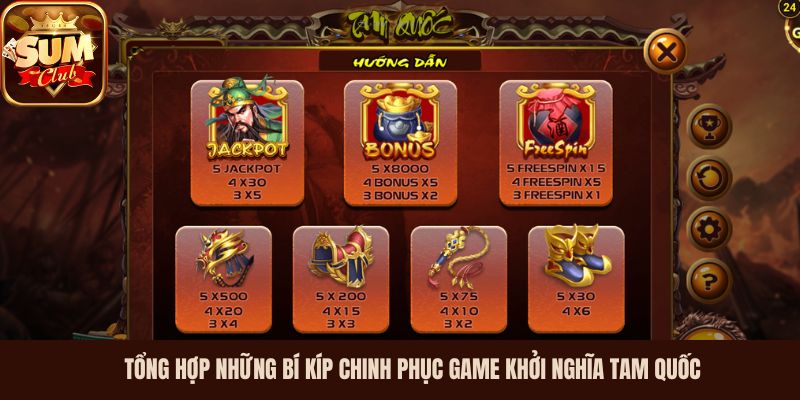 Tổng hợp những bí kíp chinh phục game Khởi Nghĩa Tam Quốc